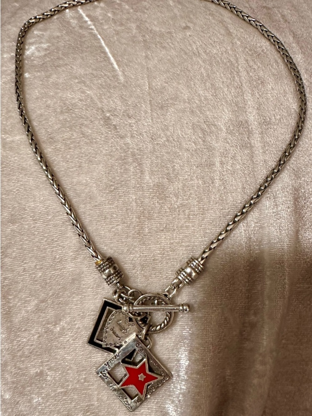Brighton Hollywood Dream Star Heart Toggle Pendant Necklace